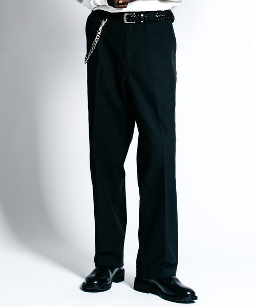 CRIMIE（クライミー）の「TAILORED TROUSERS _ BACK SATIN（スラックス・メンズ・カーキ/ブラック・XXL/XL/L/M/S）」の10枚目の写真