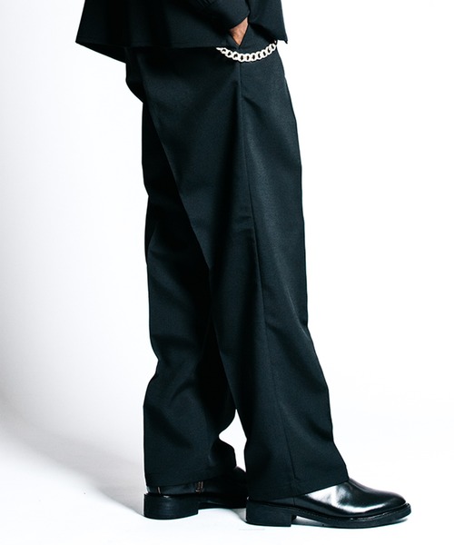 CRIMIE（クライミー）の「TAILORED TROUSERS _ BACK SATIN（スラックス・メンズ・カーキ/ブラック・XXL/XL/L/M/S）」の11枚目の写真