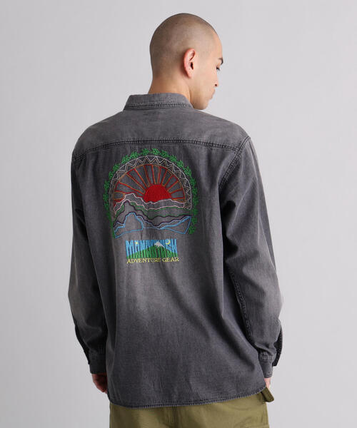 MANASTASH（マナスタッシュ）の「MANASTASH/マナスタッシュ　EMBROIDERY SHIRTS（シャツ/ブラウス・メンズ・その他4/ブラック/ホワイト・L/S/M/XL）」の5枚目の写真