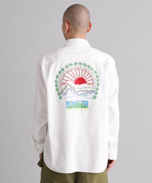 MANASTASH（マナスタッシュ）の「MANASTASH/マナスタッシュ　EMBROIDERY SHIRTS（シャツ/ブラウス・メンズ・その他4/ブラック/ホワイト・L/S/M/XL）」の9枚目の写真