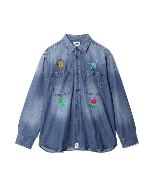 MANASTASH（マナスタッシュ）の「MANASTASH/マナスタッシュ　EMBROIDERY SHIRTS（シャツ/ブラウス・メンズ・その他4/ブラック/ホワイト・L/S/M/XL）」の12枚目の写真