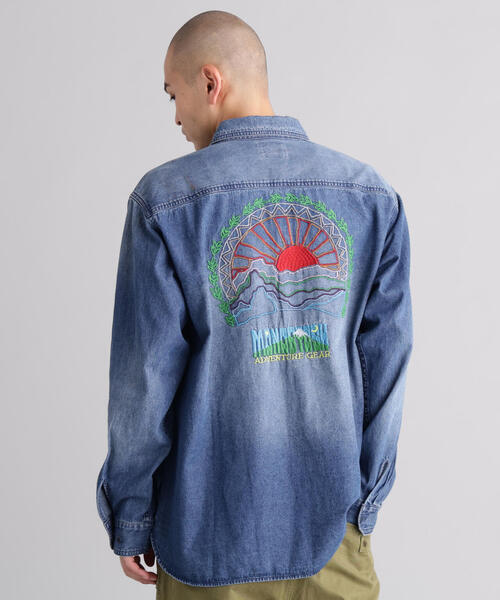 MANASTASH（マナスタッシュ）の「MANASTASH/マナスタッシュ　EMBROIDERY SHIRTS（シャツ/ブラウス・メンズ・その他4/ブラック/ホワイト・L/S/M/XL）」の13枚目の写真