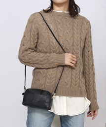 mieno（ミエノ）の「[mieno]イタリアンシープスキンメッシュ ミニショルダーバッグ（ショルダーバッグ）」