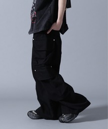 Danke Schön. ブラックカーゴパンツ ダンケシェーン DANKE SCHON（ダンケシェーン） カーゴパンツ 「WEB＆DEPOT限定
