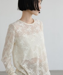 LOWRYS FARM | フロッキーレースプルオーバーＬＳ 657325(Tシャツ/カットソー)