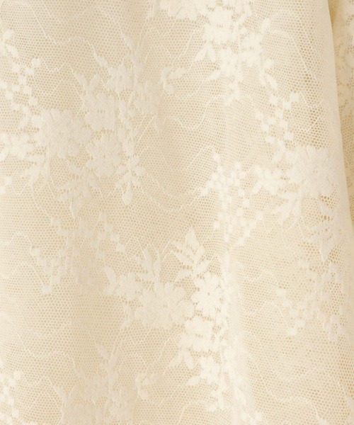 LOWRYS FARM（ローリーズファーム）の「フロッキーレースプルオーバーＬＳ 657325（Tシャツ/カットソー・レディース・ブラック/アイボリー・FREE）」の11枚目の写真