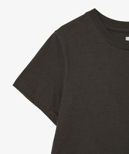 aeae(エーイーエーイー)の「COLOR DOT LOGO TEE(Tシャツ/カットソー・レディース・ブラウン/ホワイト/ネイビー・FREE)」の9枚目の写真