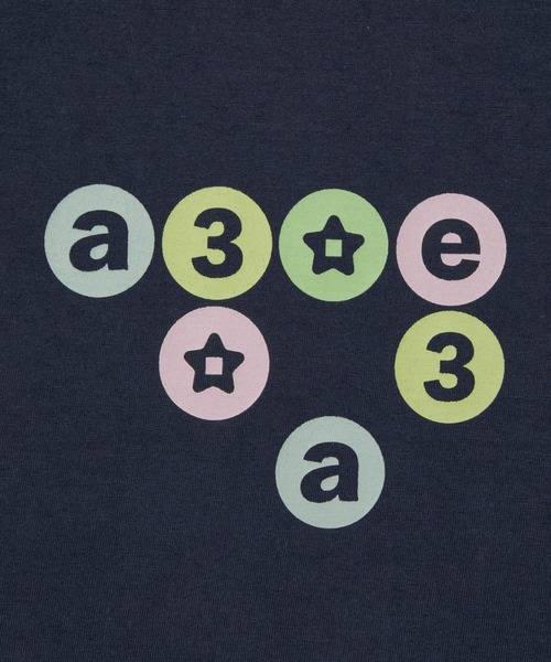 aeae(エーイーエーイー)の「COLOR DOT LOGO TEE(Tシャツ/カットソー・レディース・ブラウン/ホワイト/ネイビー・FREE)」の13枚目の写真