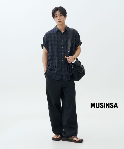 COSTUME O’CLOCK(コスチュームオクロック)の「コットンウォッシュドカーブパンツブラック COOSPT251BLACK(その他パンツ・メンズ・その他・26/28/30/32/34)」の4枚目の写真