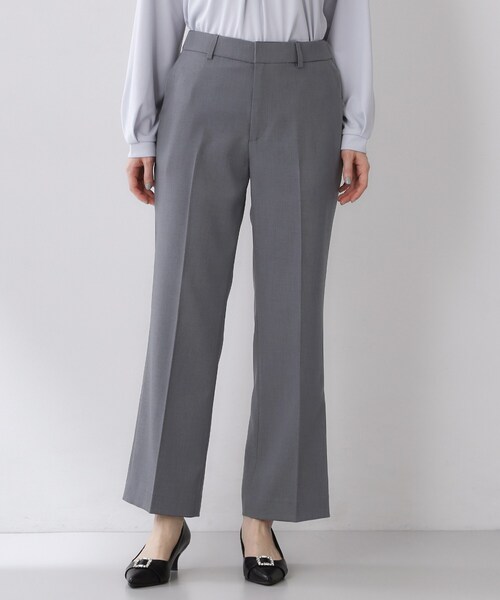 index（インデックス）の「ストレッチスリムフレアパンツ【洗濯機OK】（その他パンツ・レディース・ブラック/チャコールグレー/ナチュラル・36/38/40/42）」の13枚目の写真