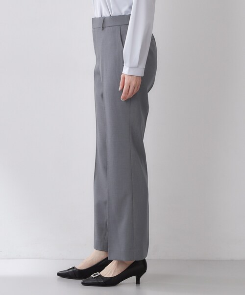 index（インデックス）の「ストレッチスリムフレアパンツ【洗濯機OK】（その他パンツ・レディース・ブラック/チャコールグレー/ナチュラル・36/38/40/42）」の14枚目の写真