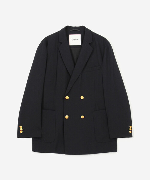 GYMPHLEX（ジムフレックス）の「Gymphlex | ダブルブレストジャケット MEN（テーラードジャケット・メンズ・ダークネイビー・M/L）」の2枚目の写真