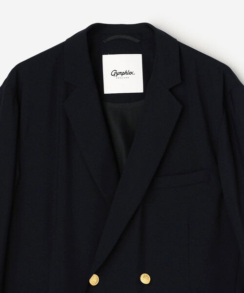 GYMPHLEX（ジムフレックス）の「Gymphlex | ダブルブレストジャケット MEN（テーラードジャケット・メンズ・ダークネイビー・M/L）」の4枚目の写真