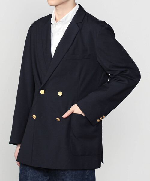 GYMPHLEX（ジムフレックス）の「Gymphlex | ダブルブレストジャケット MEN（テーラードジャケット・メンズ・ダークネイビー・M/L）」の16枚目の写真