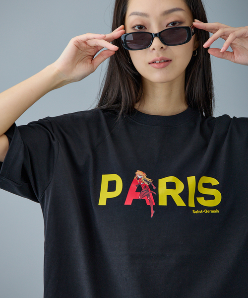 PARIS SAINT-GERMAIN（パリサンジェルマン）の「《限定復刻》【EVA*PSG】 JP  ASUKA TEE（Tシャツ/カットソー・メンズ・ブラック/ホワイト・SMALL/X-LARGE/LARGE/MEDIUM）」の2枚目の写真