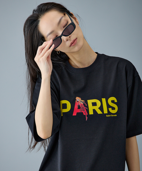 PARIS SAINT-GERMAIN（パリサンジェルマン）の「《限定復刻》【EVA*PSG】 JP  ASUKA TEE（Tシャツ/カットソー・メンズ・ブラック/ホワイト・SMALL/X-LARGE/LARGE/MEDIUM）」の10枚目の写真