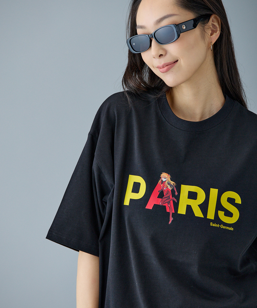 PARIS SAINT-GERMAIN（パリサンジェルマン）の「《限定復刻》【EVA*PSG】 JP  ASUKA TEE（Tシャツ/カットソー・メンズ・ブラック/ホワイト・SMALL/X-LARGE/LARGE/MEDIUM）」の11枚目の写真