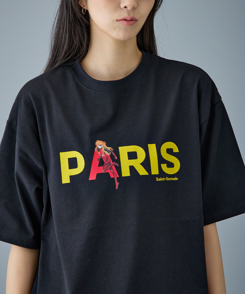 PARIS SAINT-GERMAIN（パリサンジェルマン）の「《限定復刻》【EVA*PSG】 JP  ASUKA TEE（Tシャツ/カットソー・メンズ・ブラック/ホワイト・SMALL/X-LARGE/LARGE/MEDIUM）」の12枚目の写真