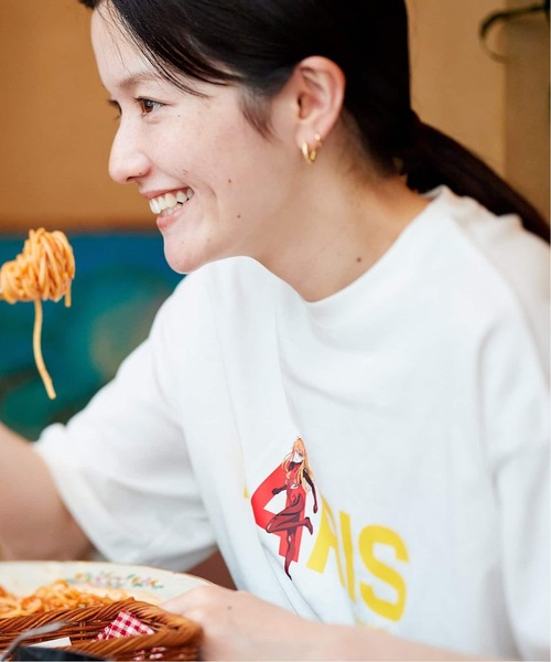PARIS SAINT-GERMAIN（パリサンジェルマン）の「《限定復刻》【EVA*PSG】 JP  ASUKA TEE（Tシャツ/カットソー・メンズ・ブラック/ホワイト・SMALL/X-LARGE/LARGE/MEDIUM）」の14枚目の写真
