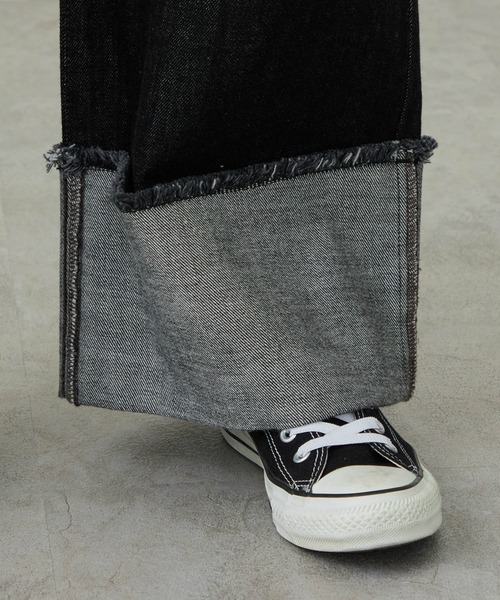 EDWIN（エドウィン）の「EDWIN エドウィン ロールアップ ストレート デニムパンツ ジーンズ（デニムパンツ・レディース・ブラック系その他/インディゴブルー/ライトインディゴブルー・X-SMALL/SMALL/MEDIUM/LARGE）」の22枚目の写真