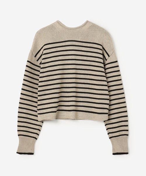 WALANCE（ワランス）の「WALANCE | 2way ペーパーニット カーディガン WOMEN（カーディガン/ボレロ・レディース・ブラック/ベージュ系その他・F）」の6枚目の写真