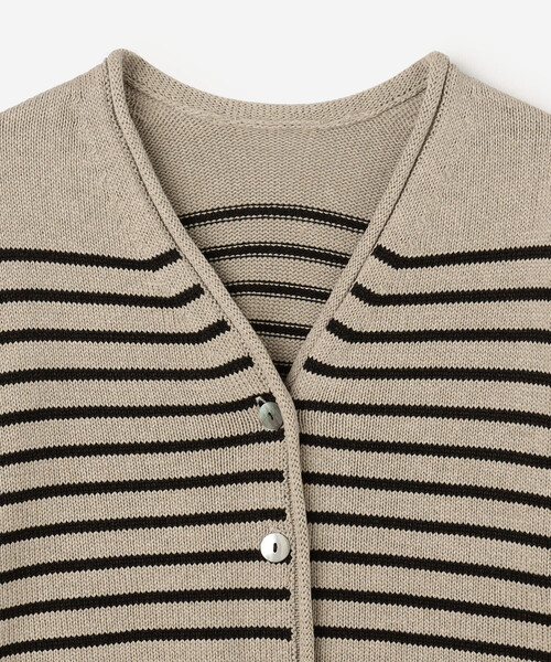 WALANCE（ワランス）の「WALANCE | 2way ペーパーニット カーディガン WOMEN（カーディガン/ボレロ・レディース・ブラック/ベージュ系その他・F）」の7枚目の写真