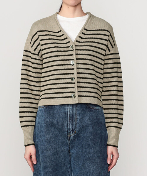 WALANCE（ワランス）の「WALANCE | 2way ペーパーニット カーディガン WOMEN（カーディガン/ボレロ・レディース・ブラック/ベージュ系その他・F）」の11枚目の写真