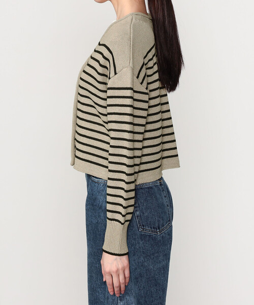 WALANCE（ワランス）の「WALANCE | 2way ペーパーニット カーディガン WOMEN（カーディガン/ボレロ・レディース・ブラック/ベージュ系その他・F）」の12枚目の写真