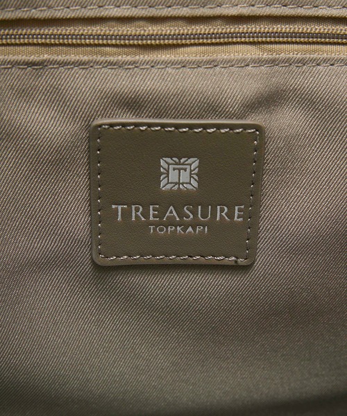 TREASURE TOPKAPI(トレジャートプカピ)の「【TREASURE TOPKAPI】ストライプハンドル ナイロン 縦型 2way トートバッグ A4対応(トートバッグ・レディース・ダークグレー/ブラック/ベージュ系その他2/ネイビー・FREE)」の21枚目の写真