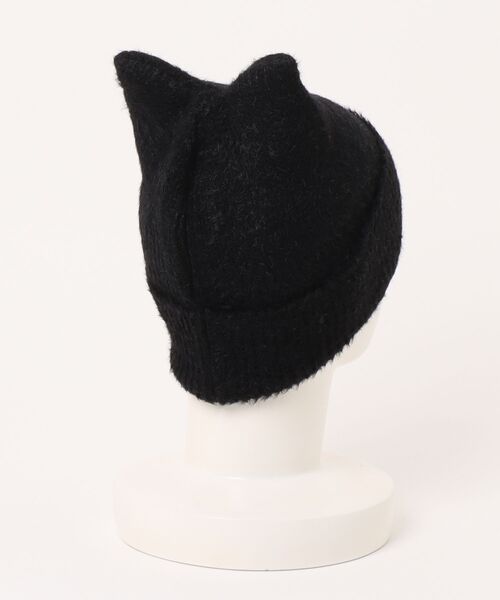 レディース 猫耳ニット帽 韓国 ビーニー(BDS)（ニットキャップ