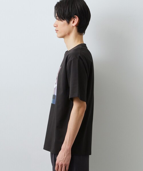 THE SHOP TK (ザ ショップ ティーケー )の「コード刺繍 半袖Tシャツ 洗濯機OK(Tシャツ/カットソー・メンズ・ブラック/オフホワイト・02/04/03)」の14枚目の写真
