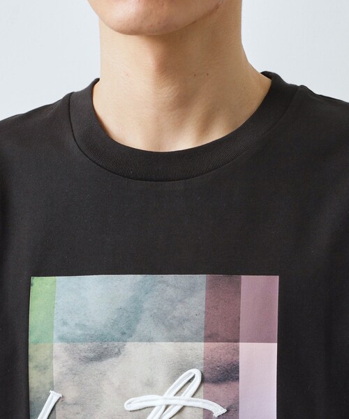THE SHOP TK (ザ ショップ ティーケー )の「コード刺繍 半袖Tシャツ 洗濯機OK(Tシャツ/カットソー・メンズ・ブラック/オフホワイト・02/04/03)」の16枚目の写真