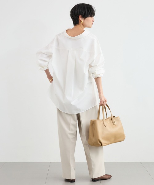 BARNYARDSTORM(バンヤードストーム)の「BARNYARDSTORM / スタンダードスキッパーシャツ【接触冷感・UVカット】(シャツ/ブラウス・レディース・ホワイト/ブルー系その他・S/M)」の15枚目の写真