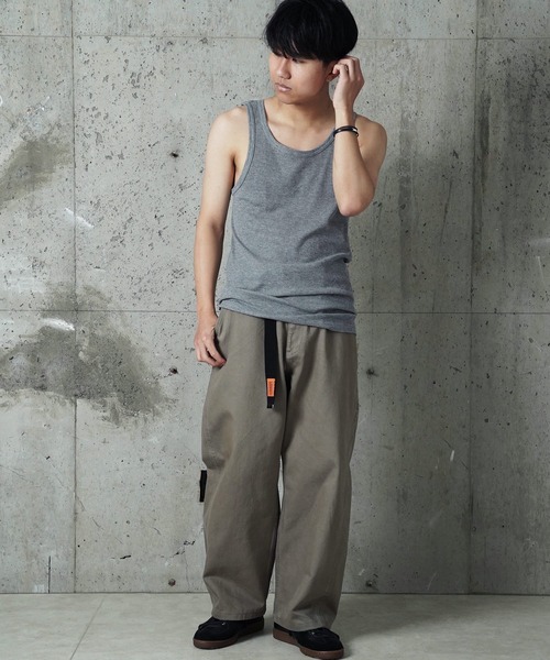 FRUIT OF THE LOOM（フルーツオブザルーム）の「"05"≪FRUIT OF THE LOOM≫パックT 3枚セット リブ タンクトップ（タンクトップ・メンズ・オフホワイト/グレー/ブラック・MEDIUM/LARGE/X-LARGE）」の10枚目の写真