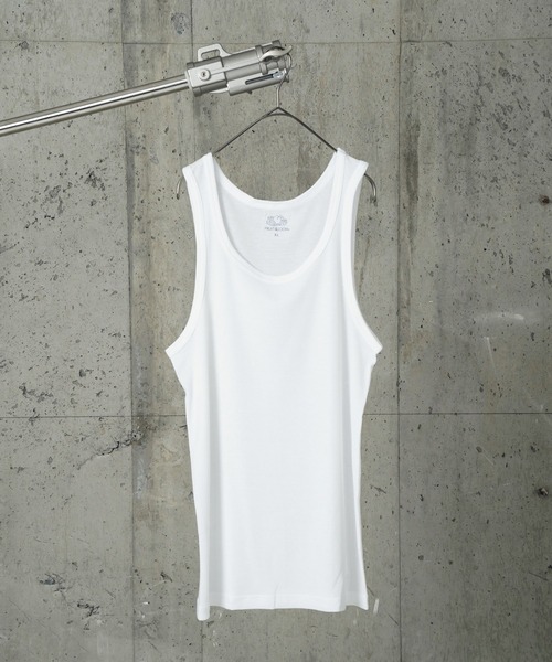 FRUIT OF THE LOOM（フルーツオブザルーム）の「"05"≪FRUIT OF THE LOOM≫パックT 3枚セット リブ タンクトップ（タンクトップ・メンズ・オフホワイト/グレー/ブラック・MEDIUM/LARGE/X-LARGE）」の13枚目の写真