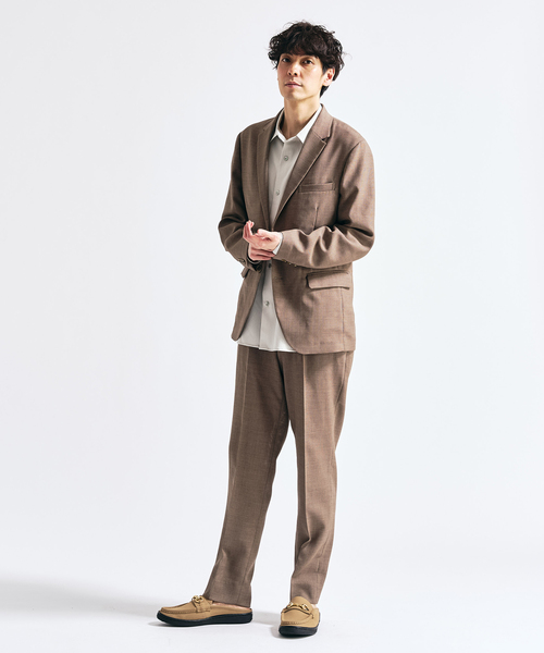 417 EDIFICE（フォーワンセブンエディフィス）の「【EVALET / エバレット】メッシュセットアップ ”ジャケット1点＋パンツ1点　セット”（セットアップ・メンズ・グレー/チャコールグレー/ネイビー/ベージュ・MEDIUM/SMALL/XX-LARGE/X-LARGE/LARGE）」の16枚目の写真