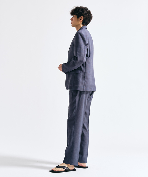 417 EDIFICE（フォーワンセブンエディフィス）の「【EVALET / エバレット】メッシュセットアップ ”ジャケット1点＋パンツ1点　セット”（セットアップ・メンズ・グレー/チャコールグレー/ネイビー/ベージュ・MEDIUM/SMALL/XX-LARGE/X-LARGE/LARGE）」の18枚目の写真