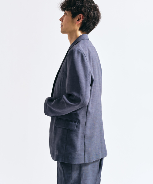 417 EDIFICE（フォーワンセブンエディフィス）の「【EVALET / エバレット】メッシュセットアップ ”ジャケット1点＋パンツ1点　セット”（セットアップ・メンズ・グレー/チャコールグレー/ネイビー/ベージュ・MEDIUM/SMALL/XX-LARGE/X-LARGE/LARGE）」の20枚目の写真