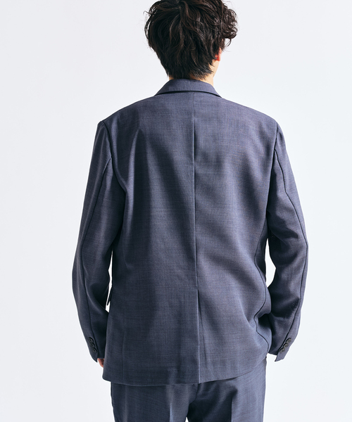 417 EDIFICE（フォーワンセブンエディフィス）の「【EVALET / エバレット】メッシュセットアップ ”ジャケット1点＋パンツ1点　セット”（セットアップ・メンズ・グレー/チャコールグレー/ネイビー/ベージュ・MEDIUM/SMALL/XX-LARGE/X-LARGE/LARGE）」の21枚目の写真