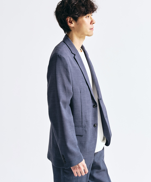 417 EDIFICE（フォーワンセブンエディフィス）の「【EVALET / エバレット】メッシュセットアップ ”ジャケット1点＋パンツ1点　セット”（セットアップ・メンズ・グレー/チャコールグレー/ネイビー/ベージュ・MEDIUM/SMALL/XX-LARGE/X-LARGE/LARGE）」の22枚目の写真