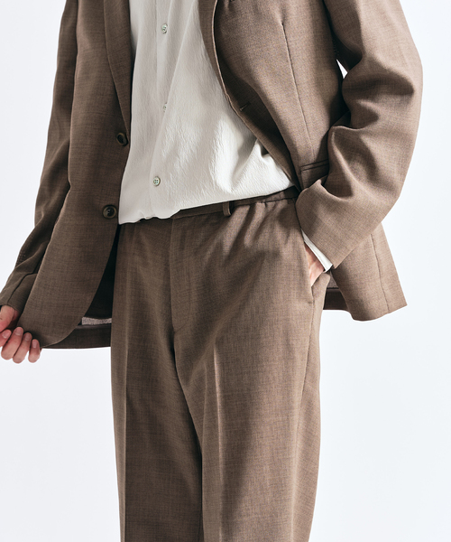 417 EDIFICE（フォーワンセブンエディフィス）の「【EVALET / エバレット】メッシュセットアップ ”ジャケット1点＋パンツ1点　セット”（セットアップ・メンズ・グレー/チャコールグレー/ネイビー/ベージュ・MEDIUM/SMALL/XX-LARGE/X-LARGE/LARGE）」の11枚目の写真