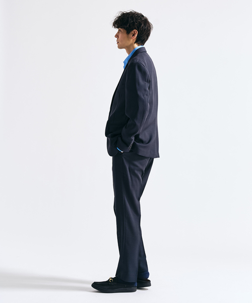 417 EDIFICE（フォーワンセブンエディフィス）の「【EVALET / エバレット】メッシュセットアップ ”ジャケット1点＋パンツ1点　セット”（セットアップ・メンズ・グレー/チャコールグレー/ネイビー/ベージュ・MEDIUM/SMALL/XX-LARGE/X-LARGE/LARGE）」の13枚目の写真