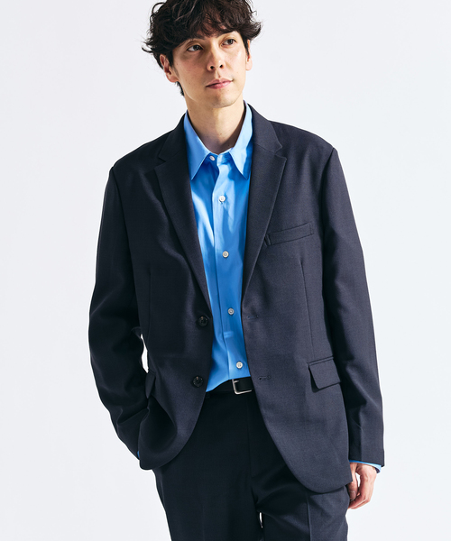 417 EDIFICE(フォーワンセブンエディフィス)の「【EVALET / エバレット】メッシュセットアップ ”ジャケット1点+パンツ1点 セット”(セットアップ・メンズ・グレー/チャコールグレー/ネイビー/ベージュ・MEDIUM/SMALL/XX-LARGE/X-LARGE/LARGE)」の15枚目の写真