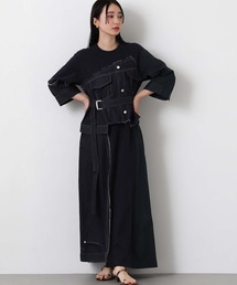 Gready Brilliant（グレディブリリアン）の「ＡＵＬＡデニムドッキングワンピ（ワンピース）」