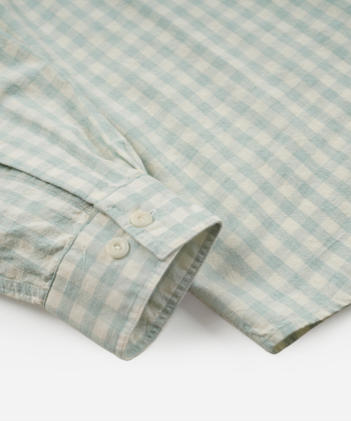 FRIZMWORKS(フリズムワークス)の「MELANGE CHECK WORK SHIRT _ PALE GREEN(シャツ/ブラウス・メンズ・その他・SMALL/MEDIUM/LARGE/X-LARGE)」の5枚目の写真