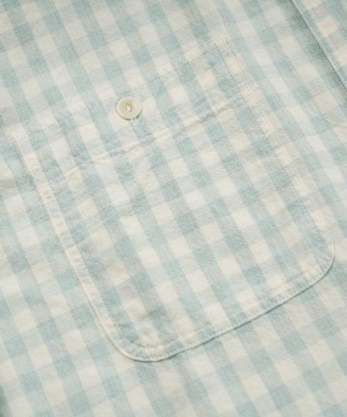 FRIZMWORKS(フリズムワークス)の「MELANGE CHECK WORK SHIRT _ PALE GREEN(シャツ/ブラウス・メンズ・その他・SMALL/MEDIUM/LARGE/X-LARGE)」の6枚目の写真
