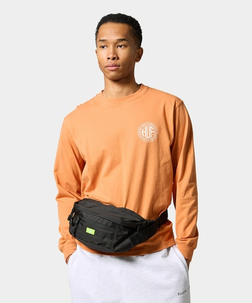 HUF（ハフ）の「HYDE WAIST BAG（ボディバッグ/ウエストポーチ・メンズ・ブラック・O/S）」の7枚目の写真