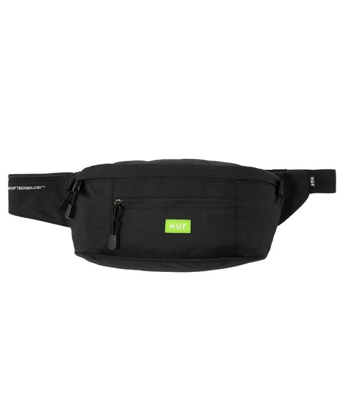 HUF（ハフ）の「HYDE WAIST BAG（ボディバッグ/ウエストポーチ・メンズ・ブラック・O/S）」の4枚目の写真