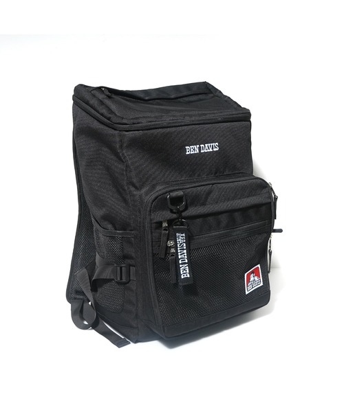 BEN DAVIS（ベンデイビス）の「BOX DAYPACK(保冷ポケット付き)（バックパック/リュック・メンズ・ブラック×ホワイト/ブラック×レッド/ブラック×グリーン・FREE）」の8枚目の写真