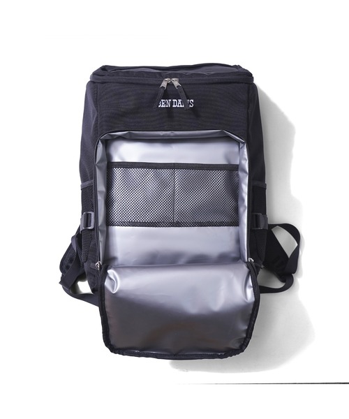 BEN DAVIS（ベンデイビス）の「BOX DAYPACK(保冷ポケット付き)（バックパック/リュック・メンズ・ブラック×ホワイト/ブラック×レッド/ブラック×グリーン・FREE）」の12枚目の写真